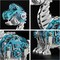 3D Metal Puzzles for Kids,3D Metal Model Kits Mechanical Dinosaur Model Brachiosaurus,Steel 3D Puzzles Stainless Steel Ornaments for Adults Home Decor